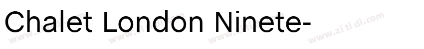 Chalet London Ninete字体转换 Chalet London Ninete字体转换